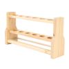 Wooden Test Tube Rack Storage 6 Round Hole Multifunctional Test Tube Stand Holder for Home Laborator