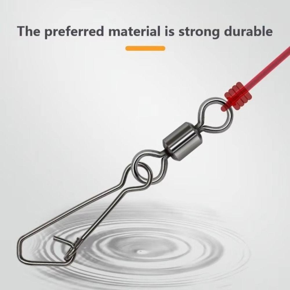 Роликовый вертлюг из нержавеющей стали, вертлюги с петлей в виде восьмерки, рыболовная снасть, новый рыболовный инструмент