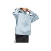 adidas Оригинальная однотонная солнцезащитная спортивная куртка с капюшоном из трилистника, мужская верхняя одежда, светло-серая HM8045
