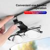 Car Sun Visor Clip Glasses Holder Auto Sunglasses Visor Sunglasses Bracket with Sponge Protective Glasses Support