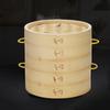 Anti-scald with Handle Fish Vegetables Buns Making Cooking Kitchen Tool Basket Bamboo Steamer Cage