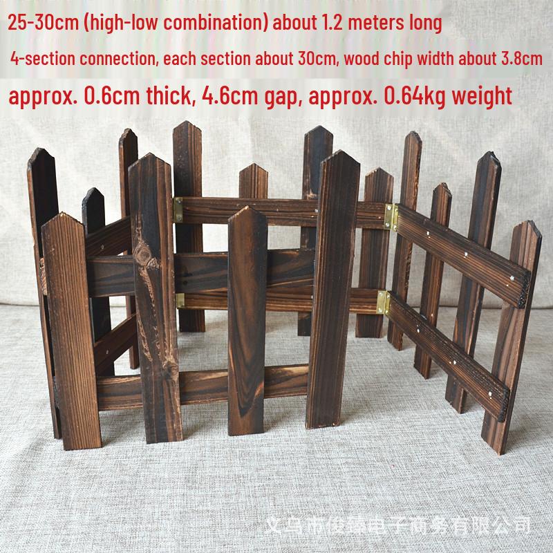 Деревянный штакетник Праздничное украшение для внутреннего и наружного использования