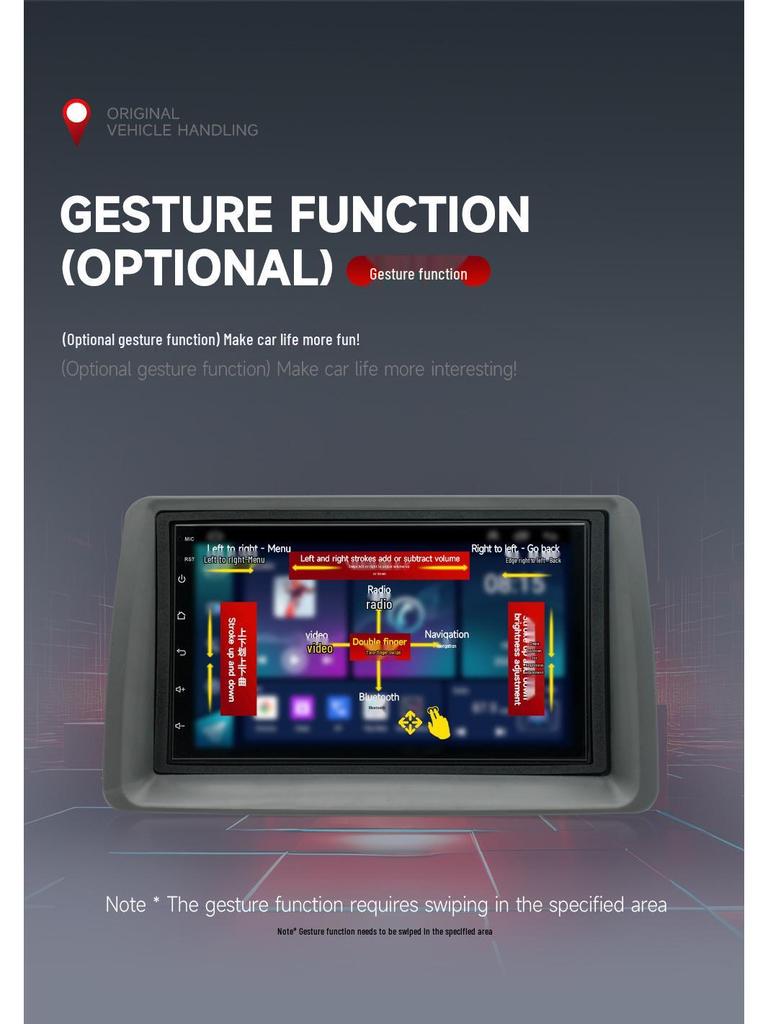7-дюймовый Android GPS-навигатор для Fiat Panda (2012-2022)
