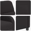 Recliner Chair Black Boucle