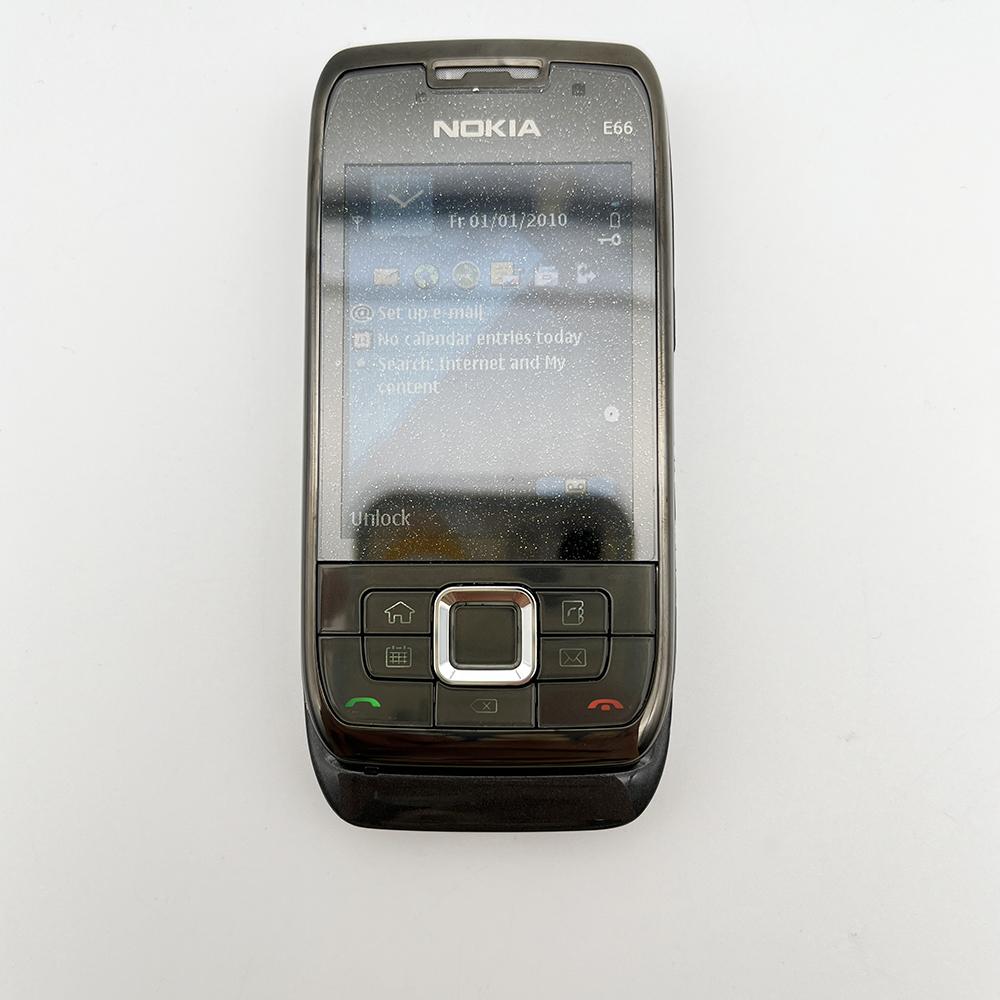 Восстановленный оригинальный мобильный телефон Nokia E66 с 1 SIM-картой