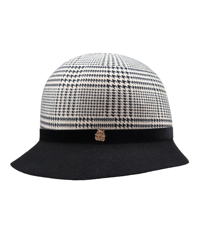 Kaliseumontapone Elisha Heritage Wool Hound Cloche Hat