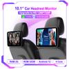 10,1-дюймовый HD 1280*720 Android автомобильный подголовник монитор заднее сиденье мультимедиа Apple Carplay Ambient Lights BT SD HDMI-вход
