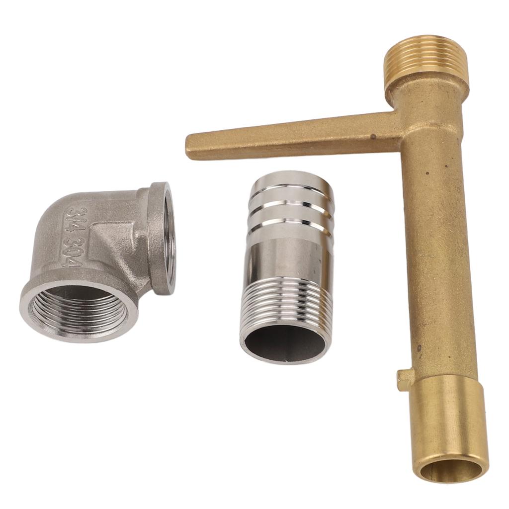 Quick Coupler Key Tool G3/4 Rustproof Leakage Proof Hose Coupling Valve Key for Garden Yard