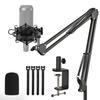 Frgyee Microphone Boom AT2020 Microphone Arm for Compatible with and Other Microphones Arm, Stand, Microphones, Tabletop, AT2020, AT2020USB+, AT2035,