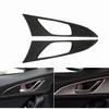 Для Mazda 3 Axela 2014 2017 2018 внутренняя ручка двери автомобиля крышка панели декоративная наклейка панель из углеродного волокна отделка наклейка интерьер