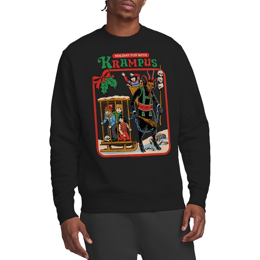 Steven Rhodes Unisex Adult Fun With Krampus Sweatshirt