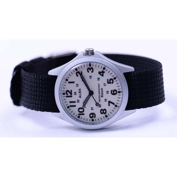 Seiko Alba ALBA Series Men's Quartz Wrist Watch - Navy / Black AQPK402 AQPJ410 AQPK401 AQPJ411 AQPJ412 Gift Casual Business Sports Student