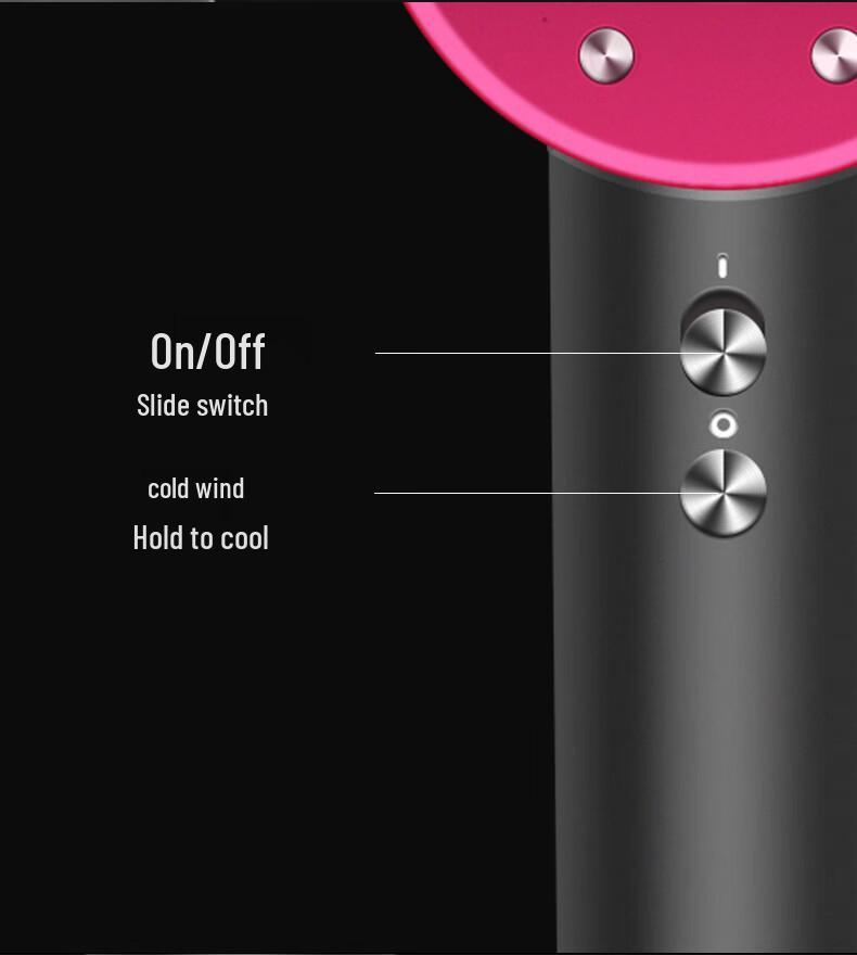 Профессиональный фен высокой мощности: Постоянная температура, бесшумный дизайн для ухода за волосами в отелях и супермаркетах.