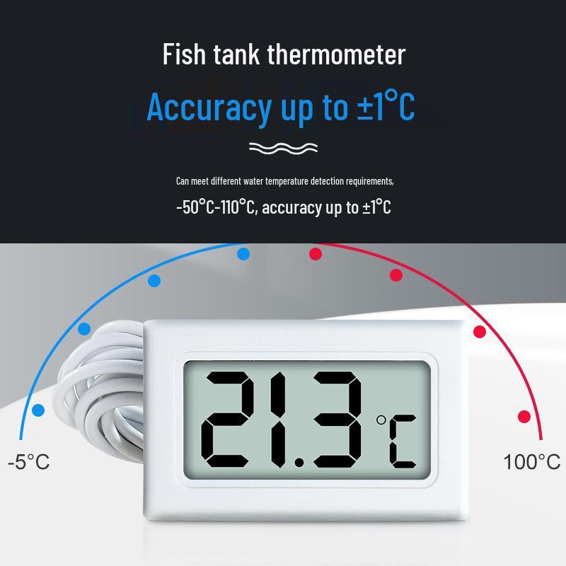 Newcomer Discount: High-Precision LED Aquarium Thermometer for Tropical Fish
