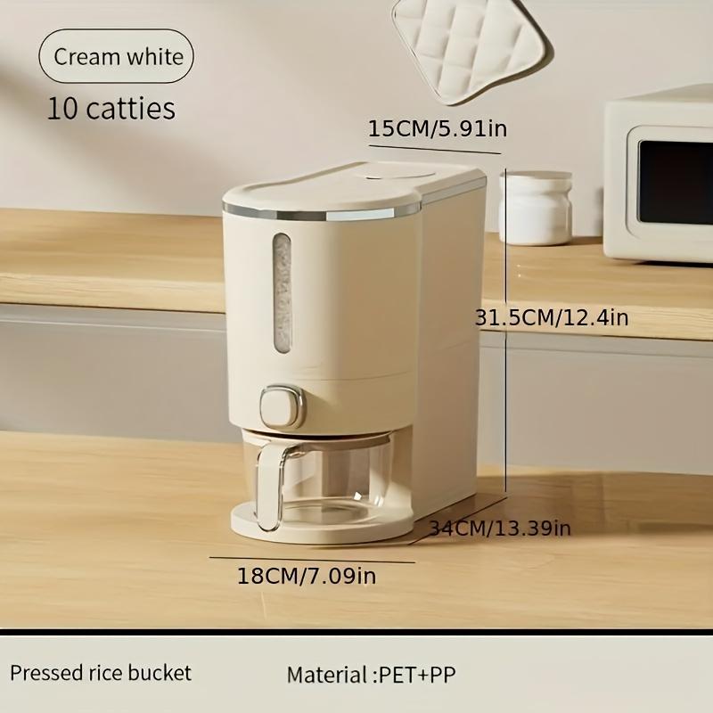 Незаряженный контейнер для хранения сухих продуктов для кухонной кладовой, влагостойкий и защищенный от насекомых контейнер для хранения соевой муки