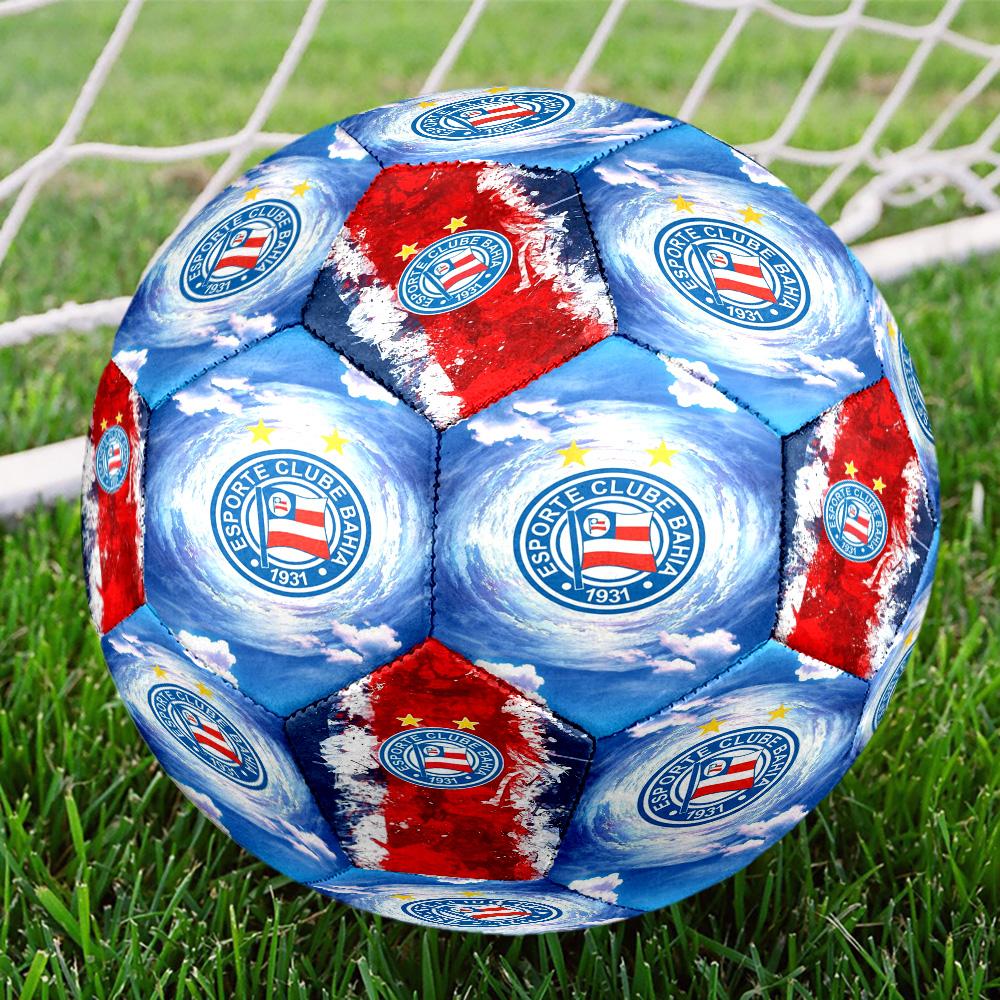 Ba-hia Sports Club Emblem Printed Size 5 Soccer Balls, High-Quality, Anti-Slip, Protective Football, A Unique Gift , Birthdays, Christmas Gifts