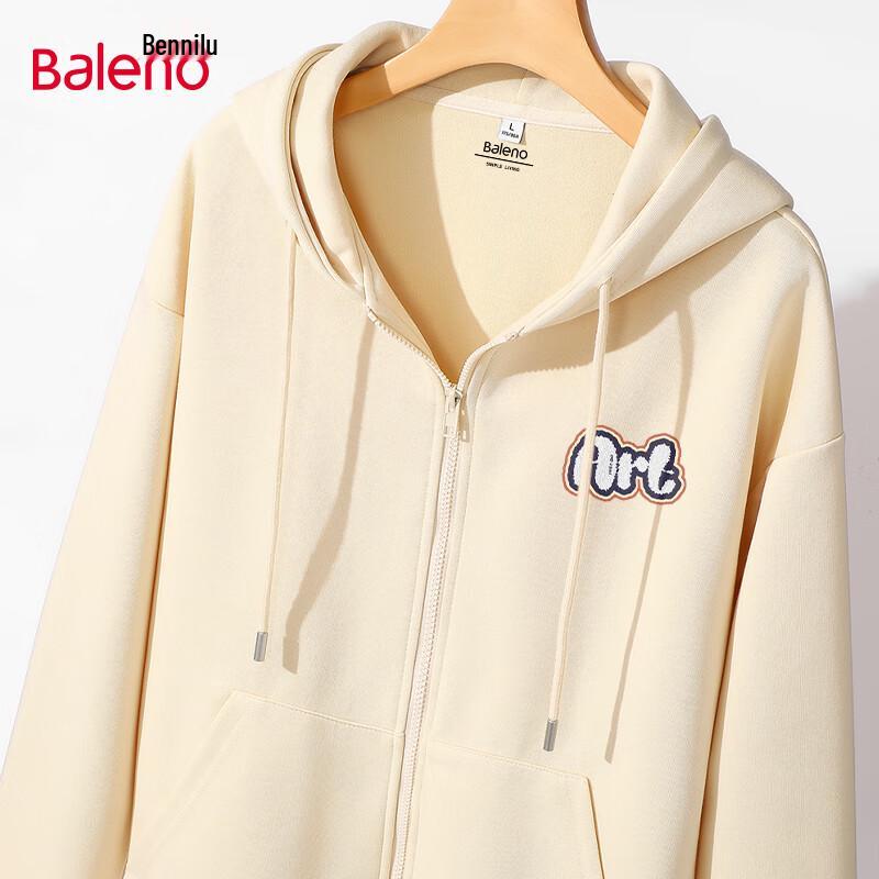 Baleno Men's Relaxed Fit Hooded Zip Sweatshirt Jacket