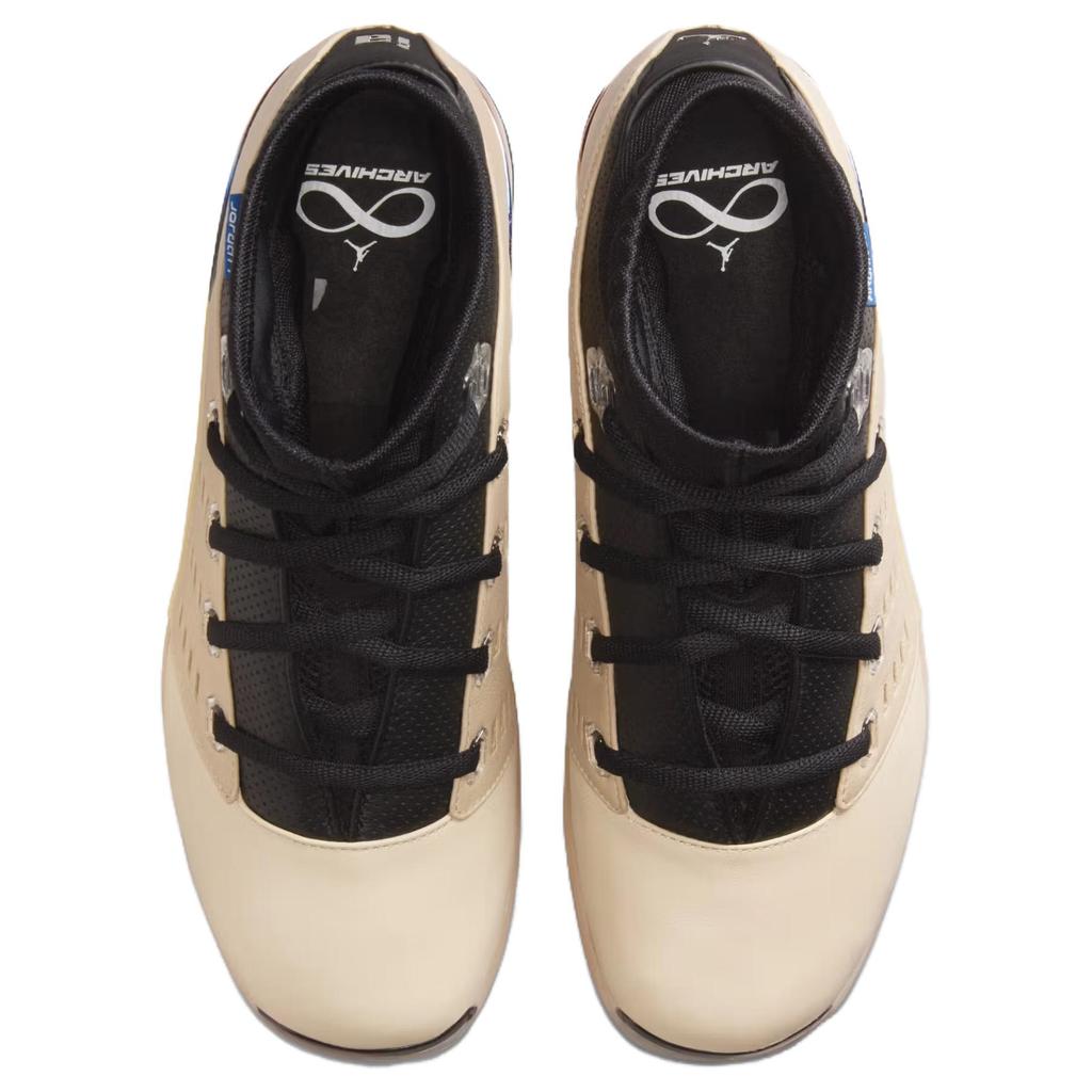 Infinite Archives x Air Jordan 17 Retro Low Beach Унисекс Кроссовки Бежевый Металлик-Серебристый Черный IH0177-200