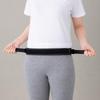 Unisex Lumbar and Pelvic Support Belt for Sports, Work, Golf, Tennis, and More. Slim Fit, Black, M-L.