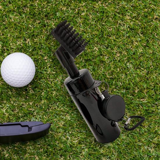 Golf Club Cleaner Brush with Retractable Clip Leakproof Water Brush Golf Club