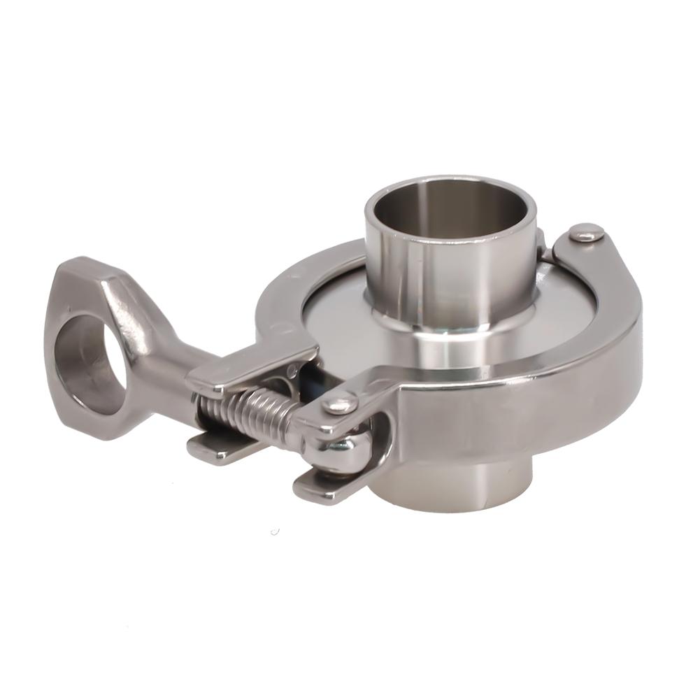 Фитинги для труб диаметром 19–102 мм, обжимное кольцо SS304, санитарная сварка