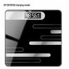 BORO Striped Digital Body Weight Scale with USB Charging