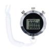 Stopwatch 0.01 Second Timing Metal Stop Watch with Alarm Calendar for Sports Competitions Games