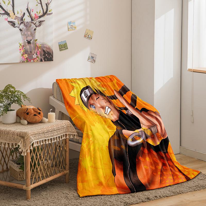 Animation Hokage Series Flannel Blanket 2D Printing Sofa Blanket Thickened Blanket