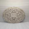 60.96 Cm Wall Decorative Panel Wooden Hanging Jharkhand Round Wall Decorative Panel