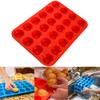 Форма для торта 24-отверстия силиконовая мыло печенье кексы форма для выпечки противень форма для дома мини-кексы 3D антипригарная форма для желе и конфет