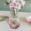 Lying Bunny Egg Cup Ceramic Rabbit Egg Holder Easter Decoration Egg Stand
