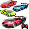 Four-channel RC Car Toy, Simulation Model With LED Car Lights Extreme Speed Drift RC Car Toy, Birthday Gift Christmas Simulation Model RC Car