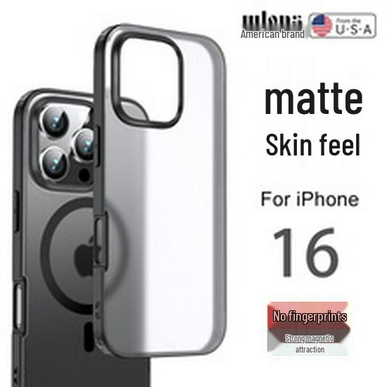 Магнитный чехол-полуобложка из кожи ягненка с защитой от падения для Google Pixel 10