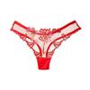 Peony Lace Ladies' Seamless Underpant Low Waist Thong Sexy Lingerie For Women Women's Underwear Transparent Panties