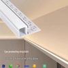 Односторонний recessed linear light с направленным вверх светом - Алюминиевый профиль "Двойное веко"