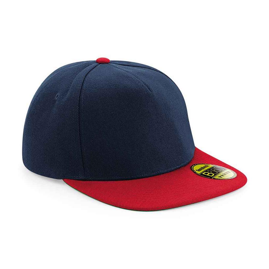Beechfield Оригинальная кепка Snapback с плоским козырьком