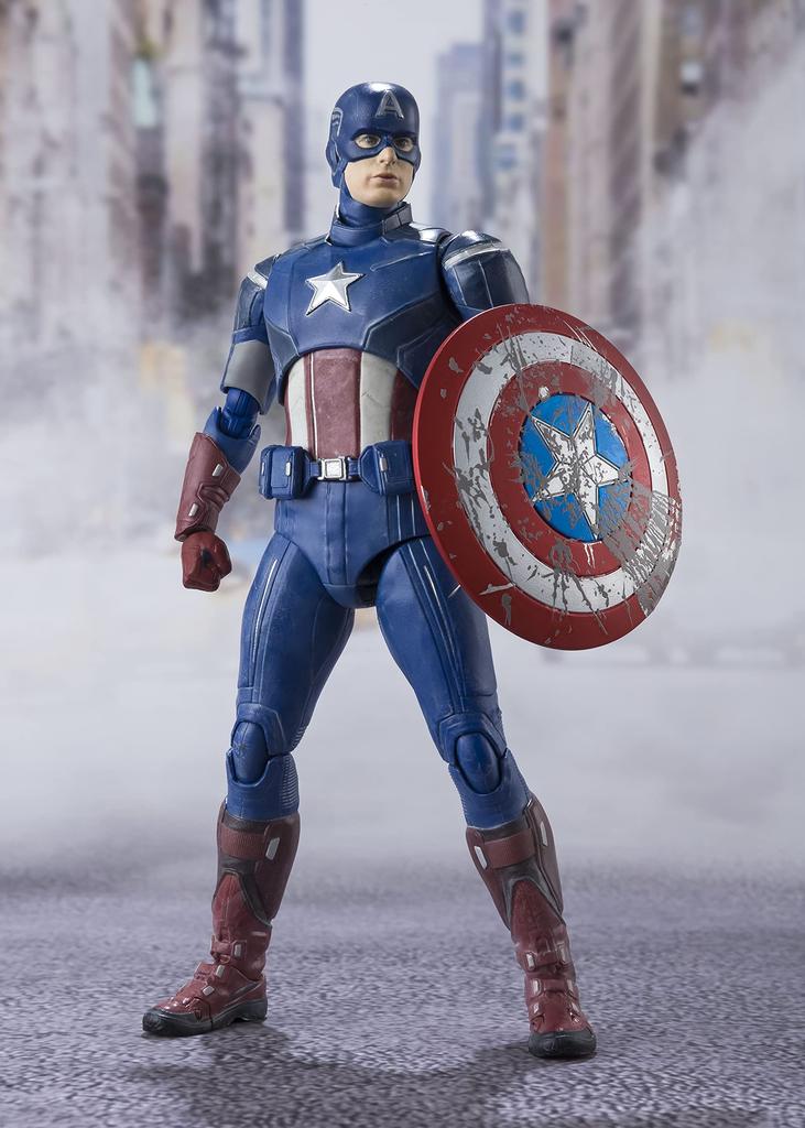 TAMASHII NATIONS Мстители Капитан Америка 150 мм окрашенная подвижная фигурка SHFiguarts -AVENGERS ASSEMBLEEDITION- Приблизительно. ПВХ и АБС