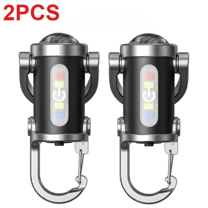 USB перезаряжаемый брелок-фонарь EDC COB рабочий фонарь ультра яркий мини портативный фонарь для кемпинга и прогулок