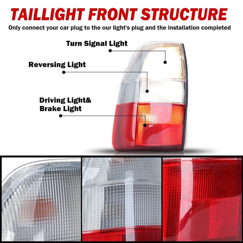 Rear Light Brake Reverse Lamp for Mitsubishi L200 MK4 1995-2006 Tail lights Accessories Part Auto MR109127/R MR109128