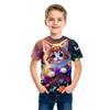Детские футболки с круглым вырезом, топы, полиэстер, повседневная спортивная одежда, удобные футболки, футболка с 3D-принтом и коротким рукавом