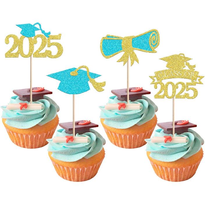 1 PCS High Heel Girl Graduation Cake Topper Black Pink Glitter Done Diploma Class of 2025 Congrats Grad Cap Cake Pick for 2025 Senior High School