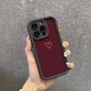 Для Xiaomi Redmi 13 12 14C 13C 12C Redmi Note 14 Pro Plus 13 12 11 10 Золотое Сердце Бордовый Фон Силиконовый Чехол для Телефона