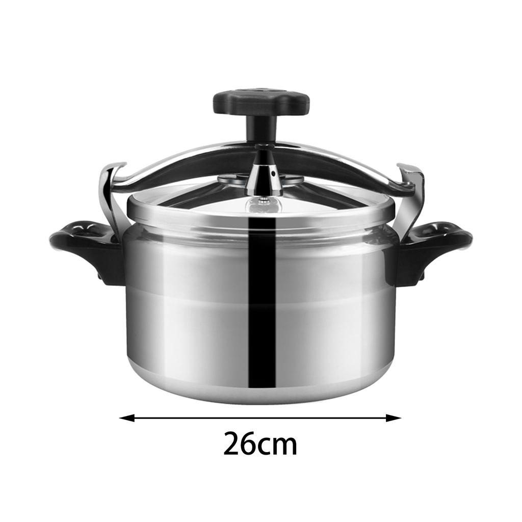 9L Aluminum Pressure Cooker Large Capacity Gas Cooker Pressure Cooker Stew Pot Universal Kitchen Household Induction Cookware