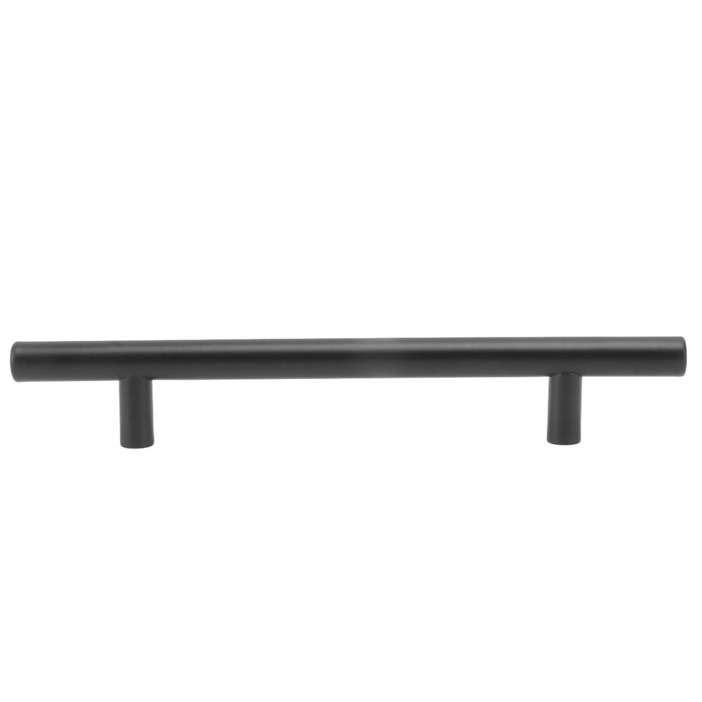 10PCS Cabinet Door T Handle Stainless Steel Modern Wardrobe Drawer Pull Handle for Bedroom Living Room Black