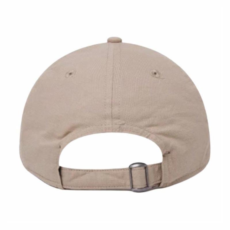 New Era New York Baseball Cap Soft Top Label Embroidered Letters Trendy NE940 Cotton Peaked Cap Unisex Couple Style Khaki 14561846