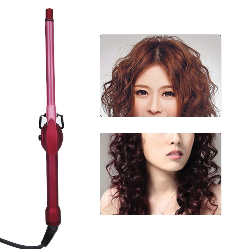 Мини-электрическая плойка для завивки волос, салонная плойка, защита от ожогов, регулировка температуры, инструмент для укладки волос