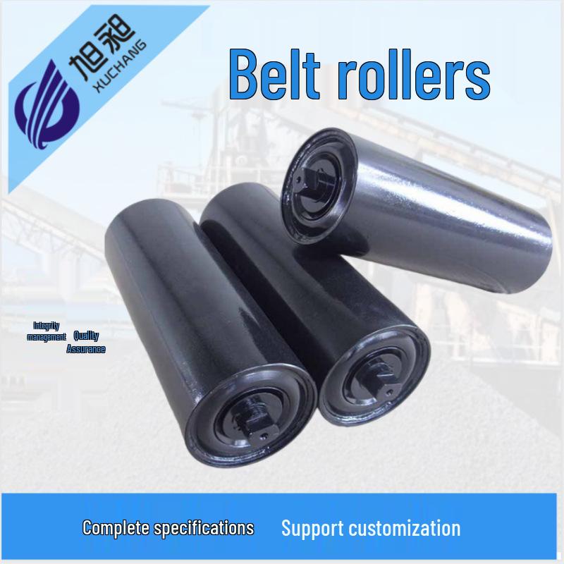 Spiral Rubber Idlers: Non-stick, Wear-resistant Rollers for Mine and Coal Conveying
