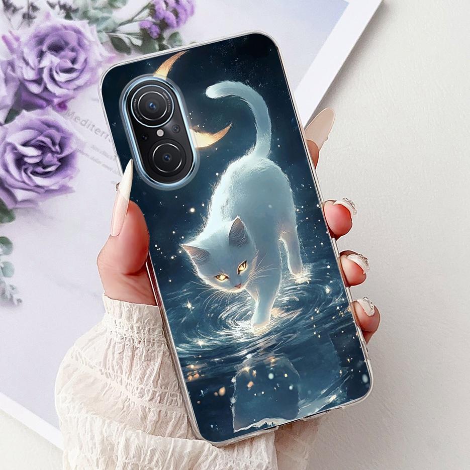 Чехол для Huawei Nova 9 SE Чехол Nova9 Pro Роскошный с рисунком цветов Мягкий тонкий чехол для телефона для Huawei Nova 9 Pro Nova9 SE Fundas Сумки