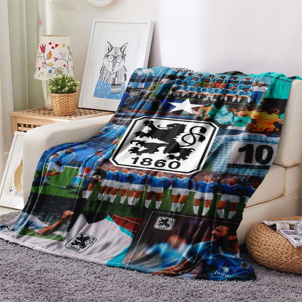 TSV 1860 München Blanket, High quality Comfortable for All Seasons, Home Decor, Warmth and Comfort
