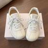 Spring Soft-soled Retro German Training Shoes Women's Shoes 2025 New Mesh Breathable Casual Ugly Cute Flat Baseplate Shoes Little White Shoes